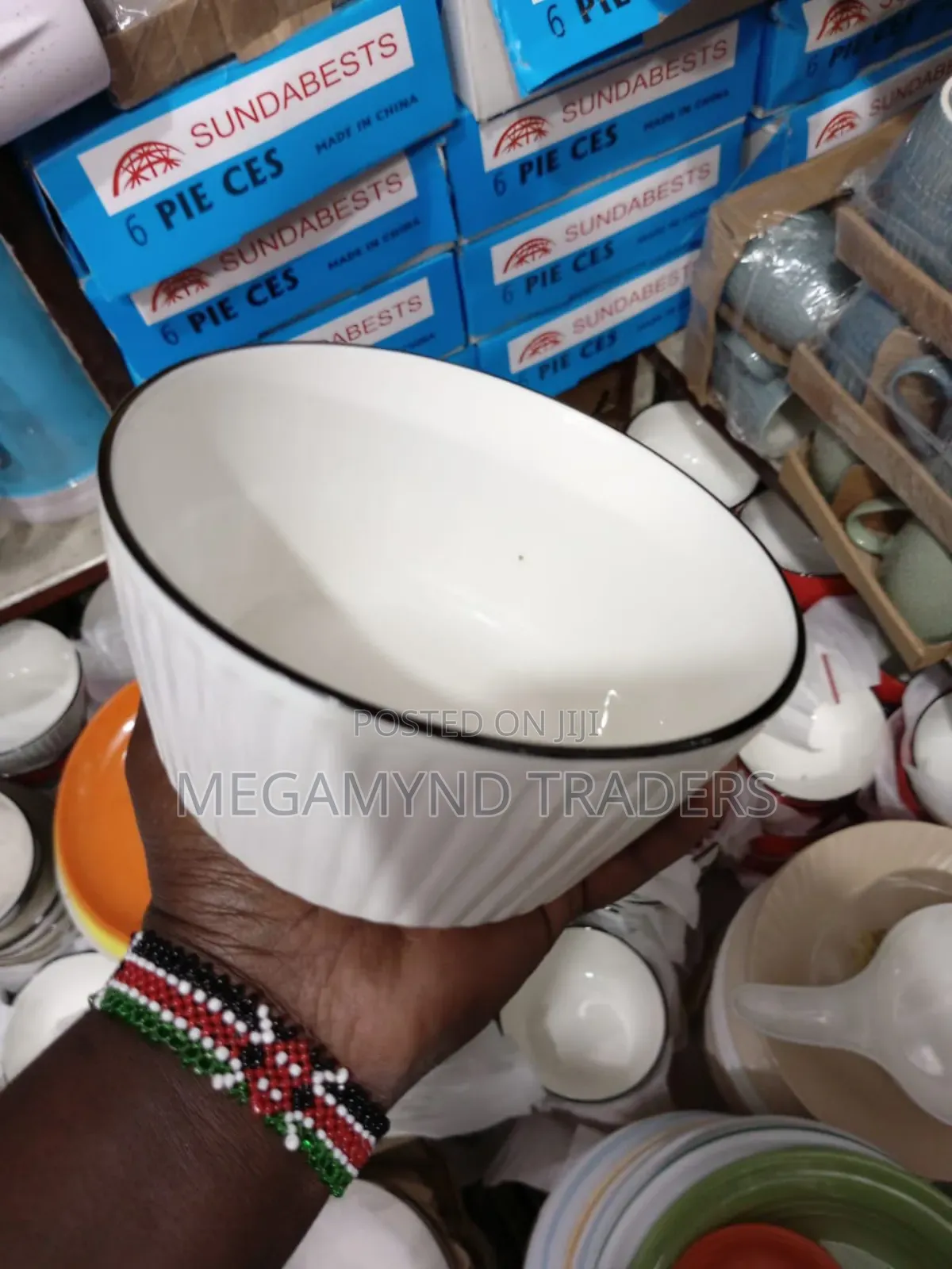 6pc Ceramic Bowls Size 6inch / 6pc Stew Bowls