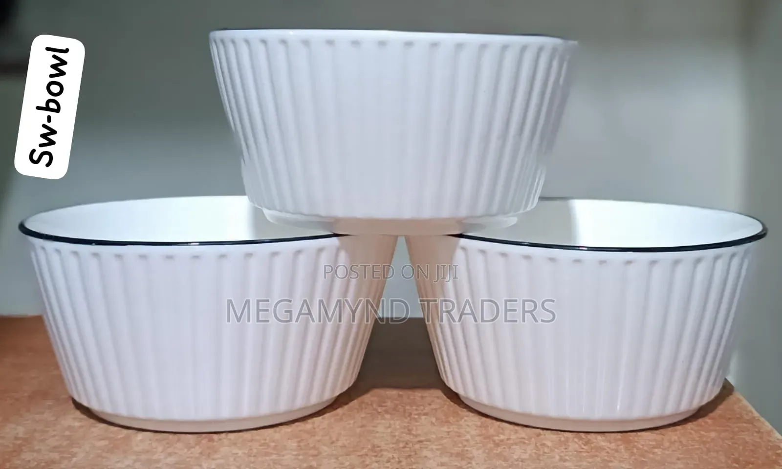 6pc Ceramic Bowls Size 6inch / 6pc Stew Bowls