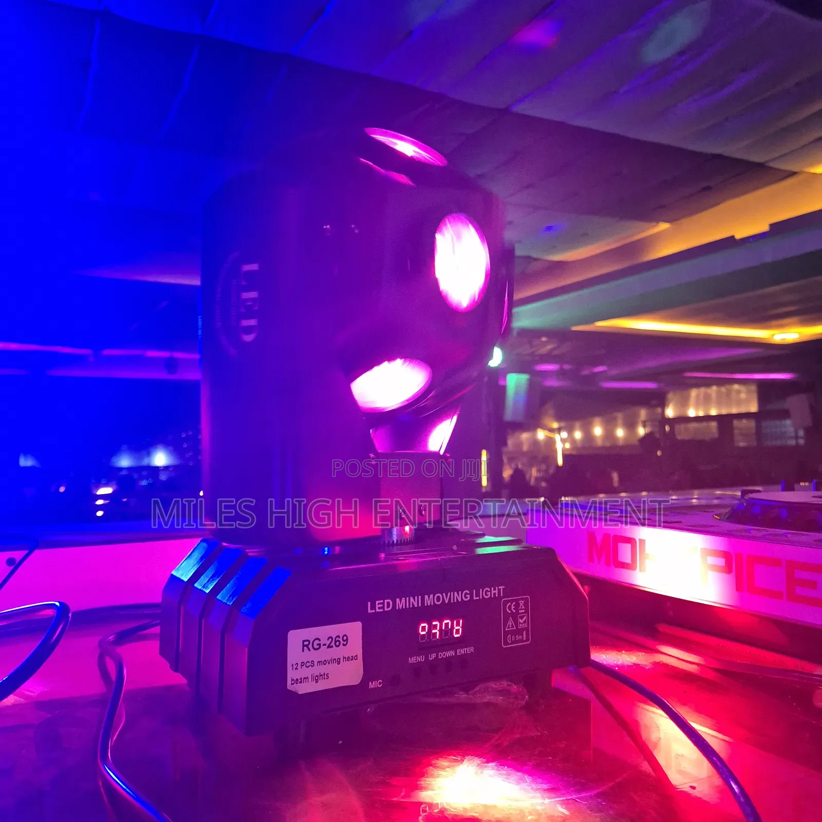 360° Rotating Disco Ball LED Light