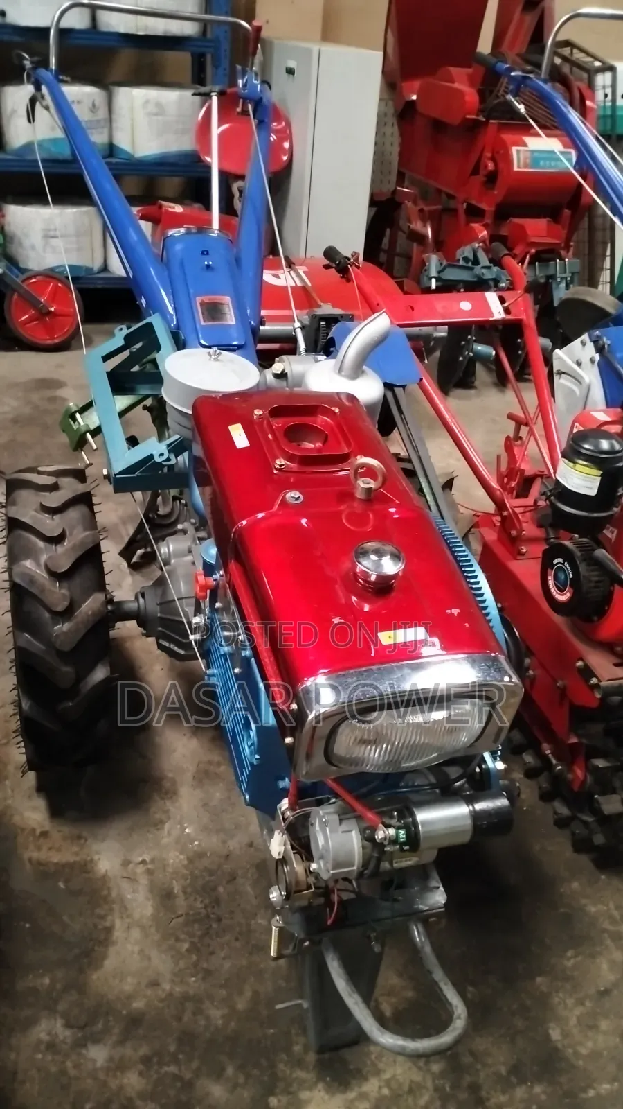 Walking Tractor With All Attachments