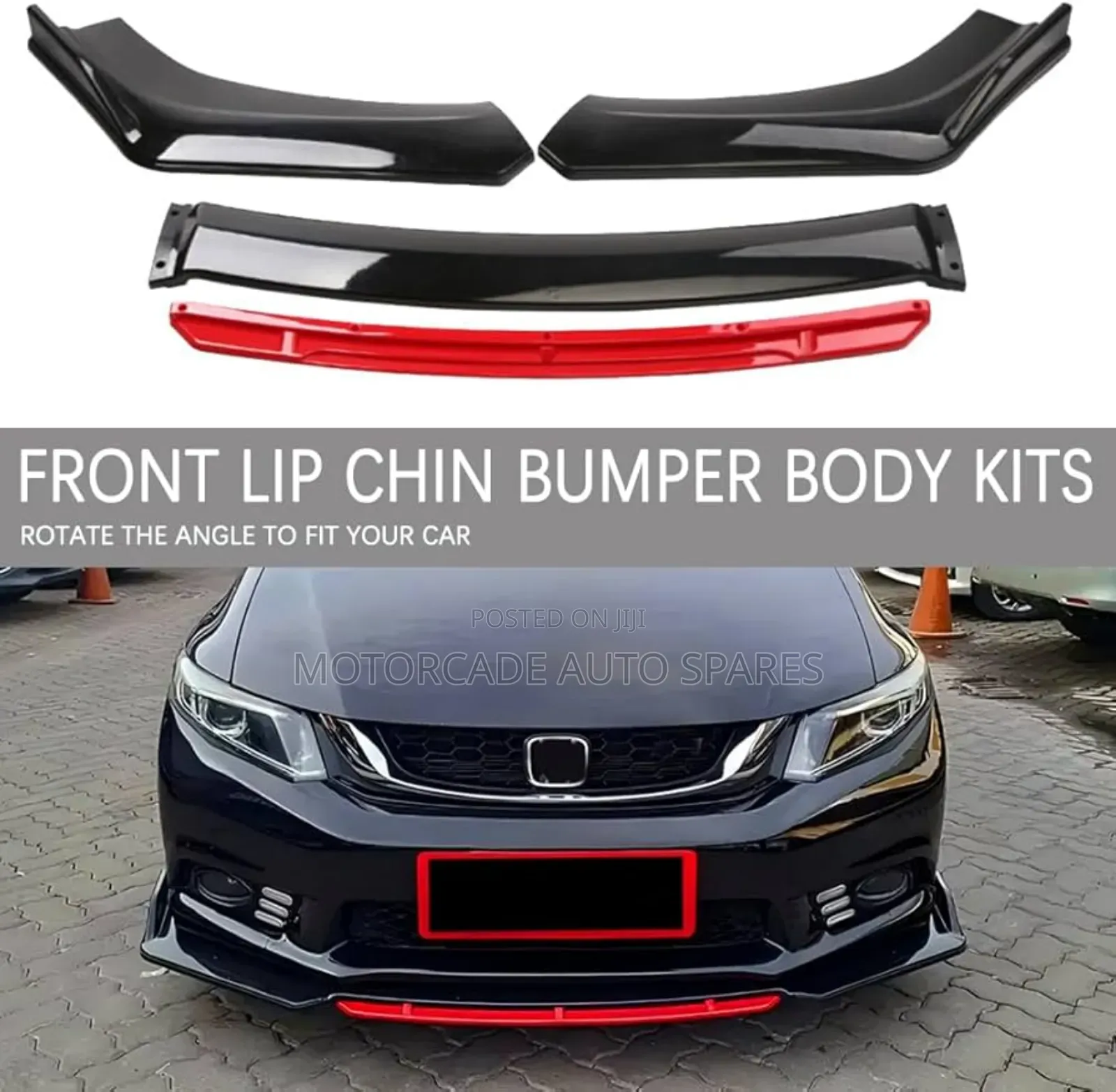 Honda Stream Front Bumper Lip Kit Skirting