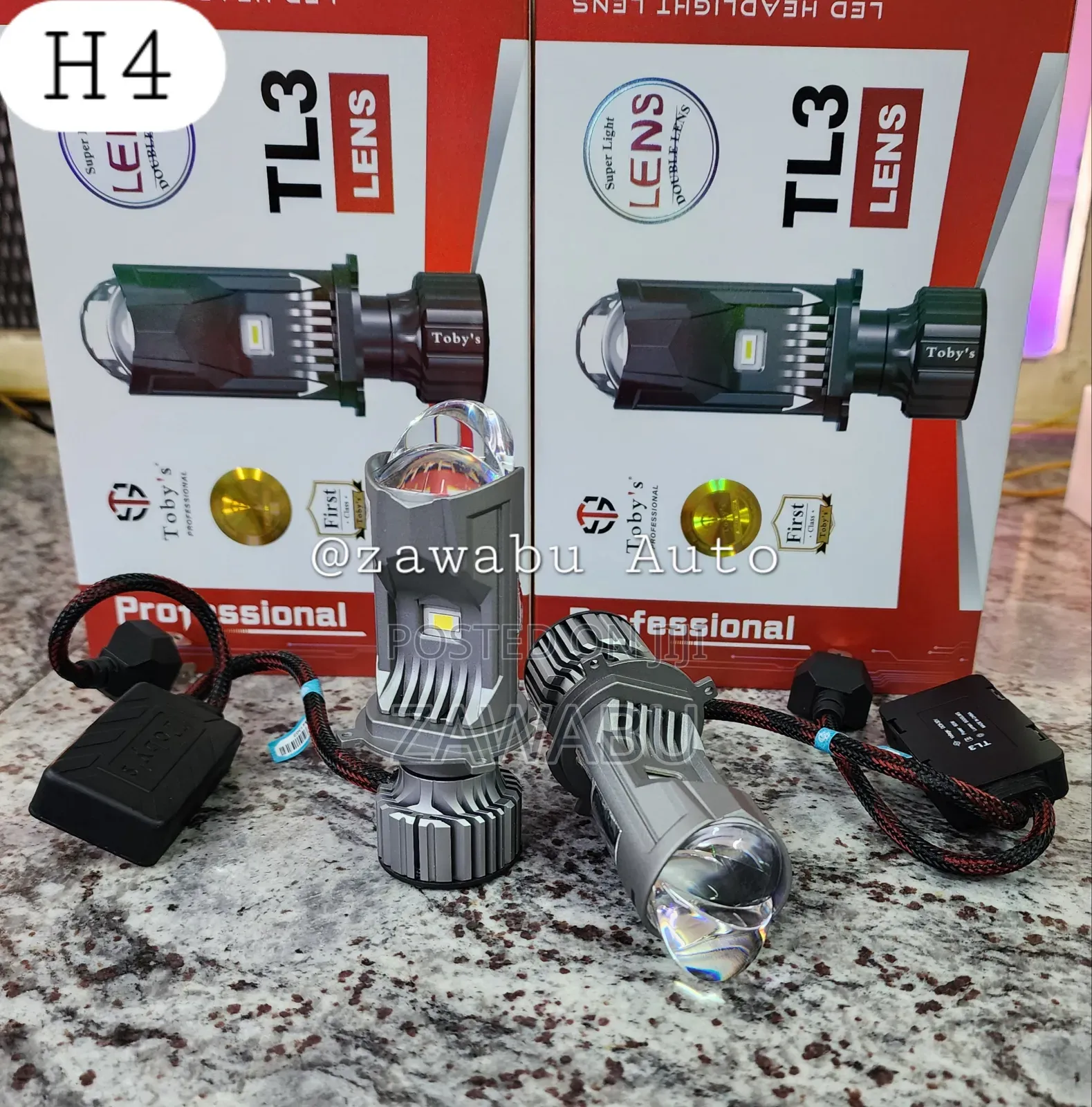H4 LED Toby's Projector Bulbs Tl3