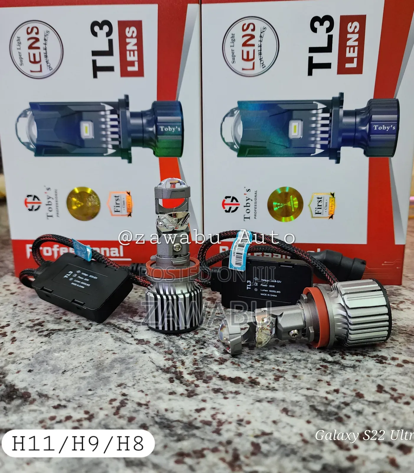 H11 Led TOBY'S Projector Bulbs TL3
