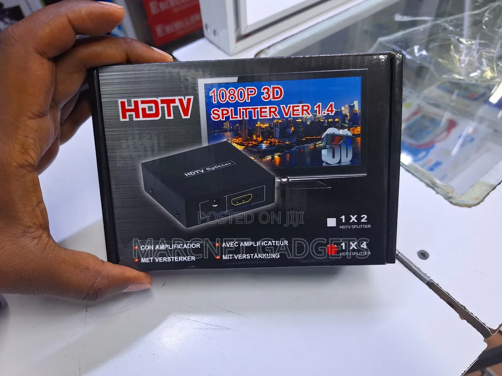 4 Way Hdmi Splitter 1*4 1 Input 4 Outputs