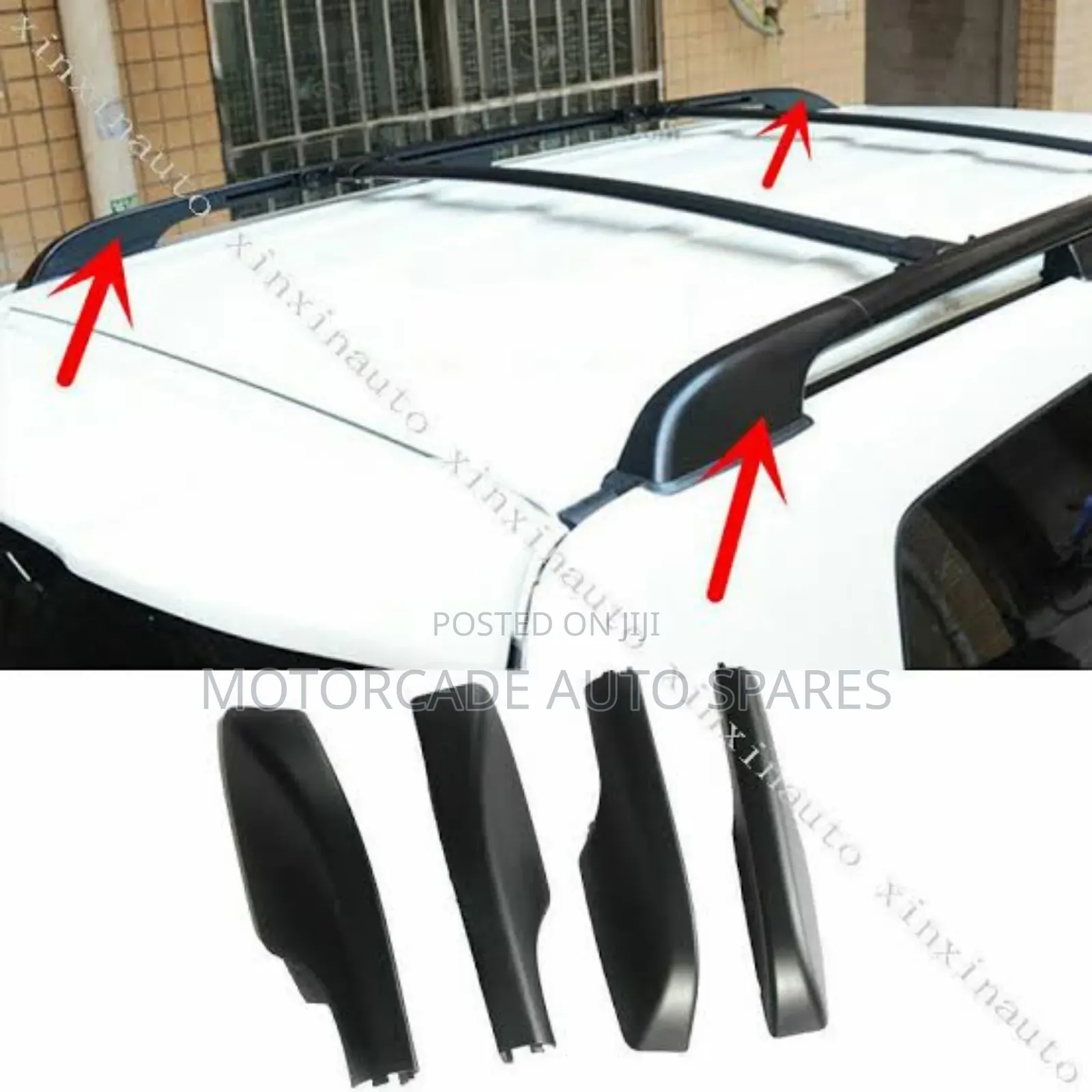 Toyota Landcruiser 200 Series V8 Roof Rails End Covers