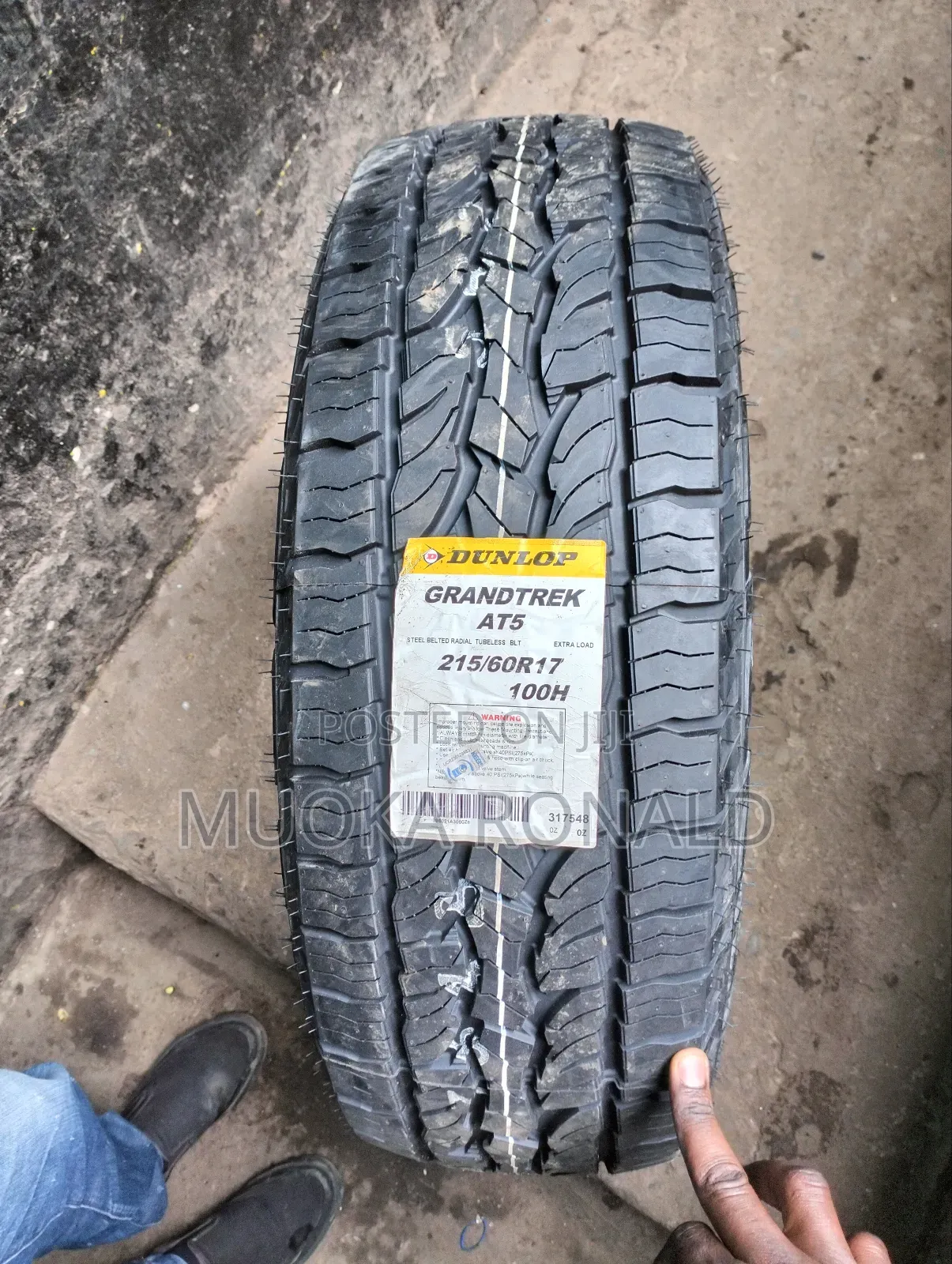 215/60r17 Dunlop Tyre (A/T5