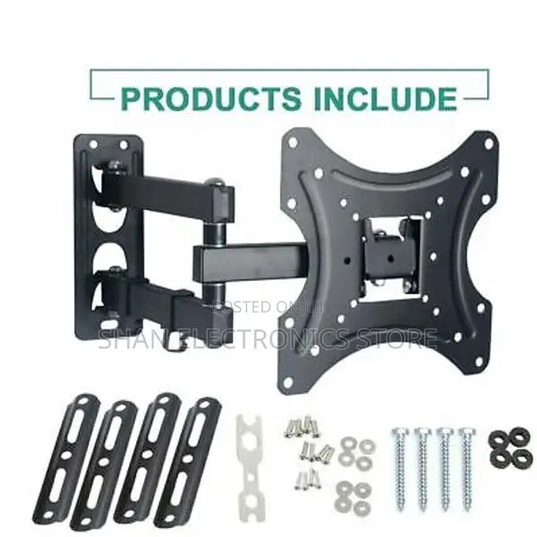 17-55" LED, Flat Panel TV (Black)Full Motion TV Wall Mount