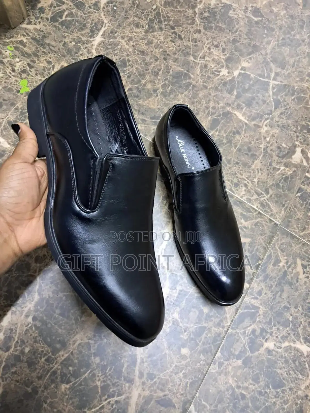 Empire Official Black Shoes for Men