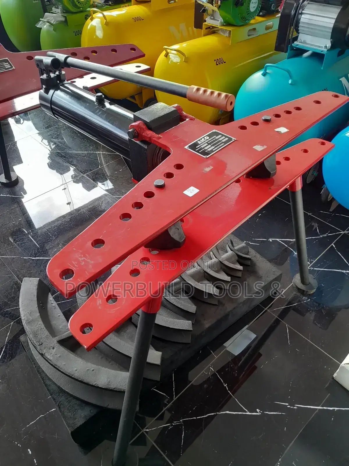 Complete Pipe Bender With Dyes 1/2 to 3'