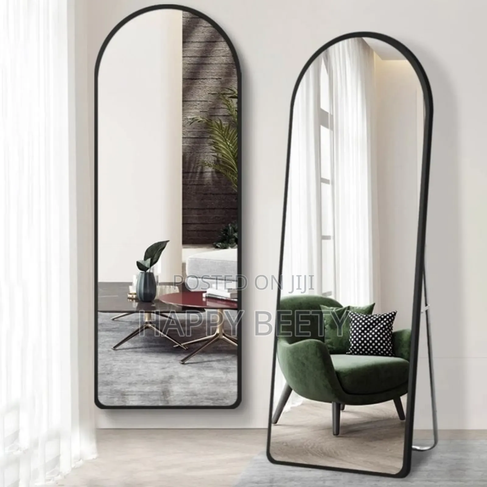 Standing Upper Curved Full Length Dressing Mirror