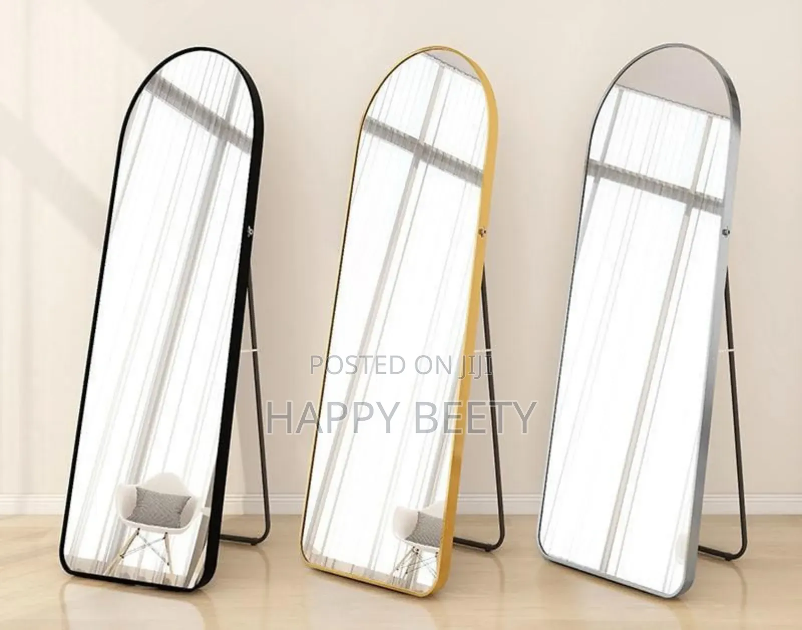 Standing Upper Curved Full Length Dressing Mirror