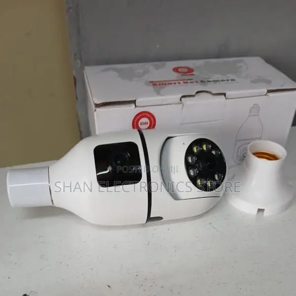 Double Lens PTZ Bulb Wifi Camera – Dptzbw03