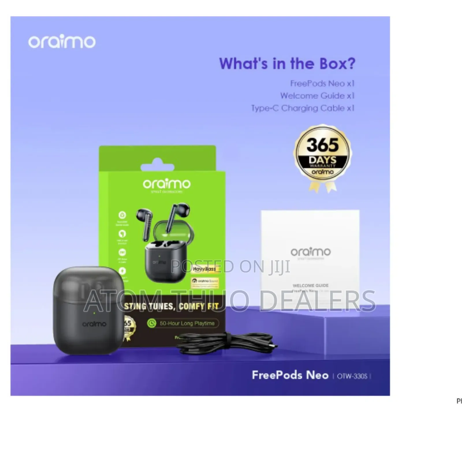 Oraimo Freepods Neo True Wireless Earbuds Available