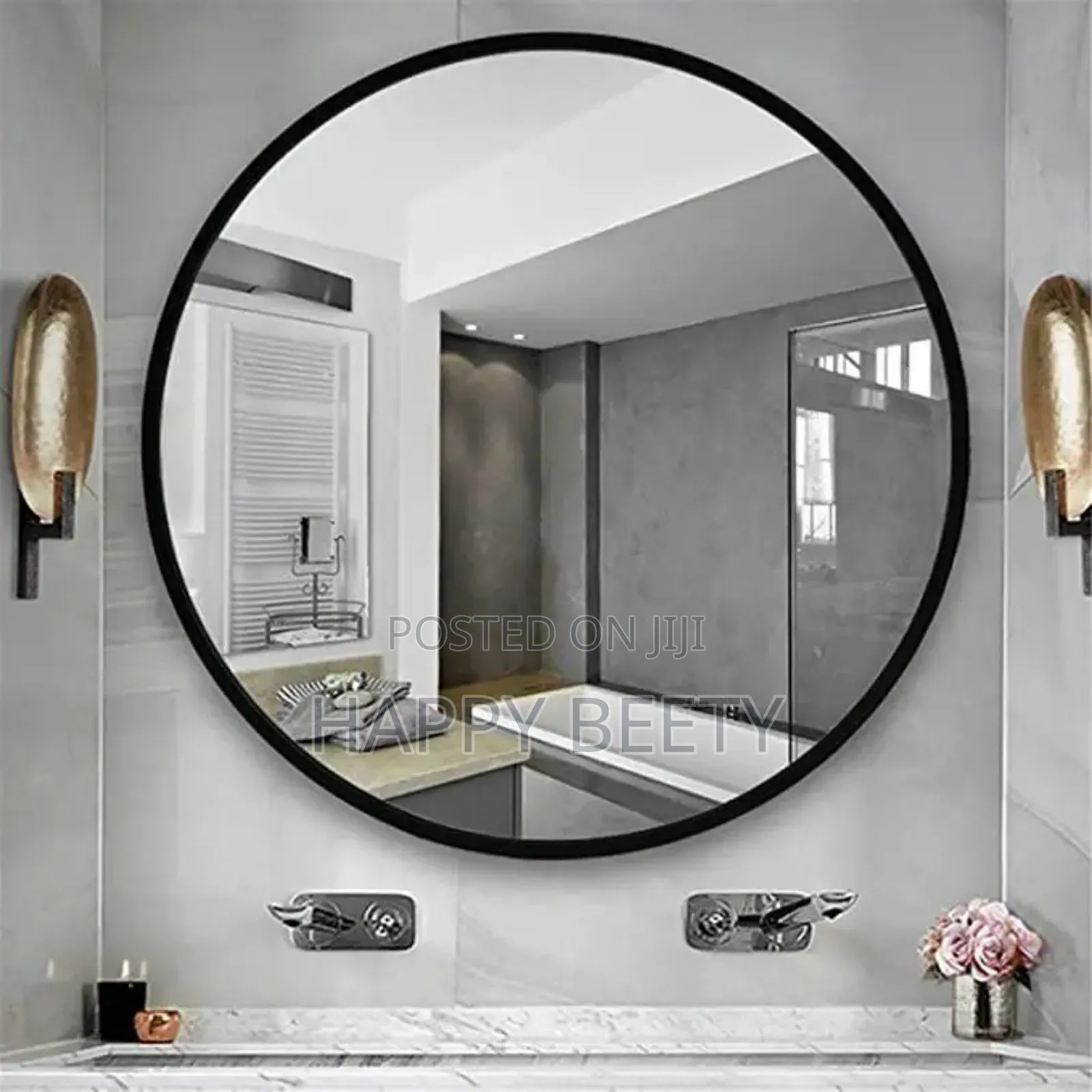 Contemporary Round Decor Mirror