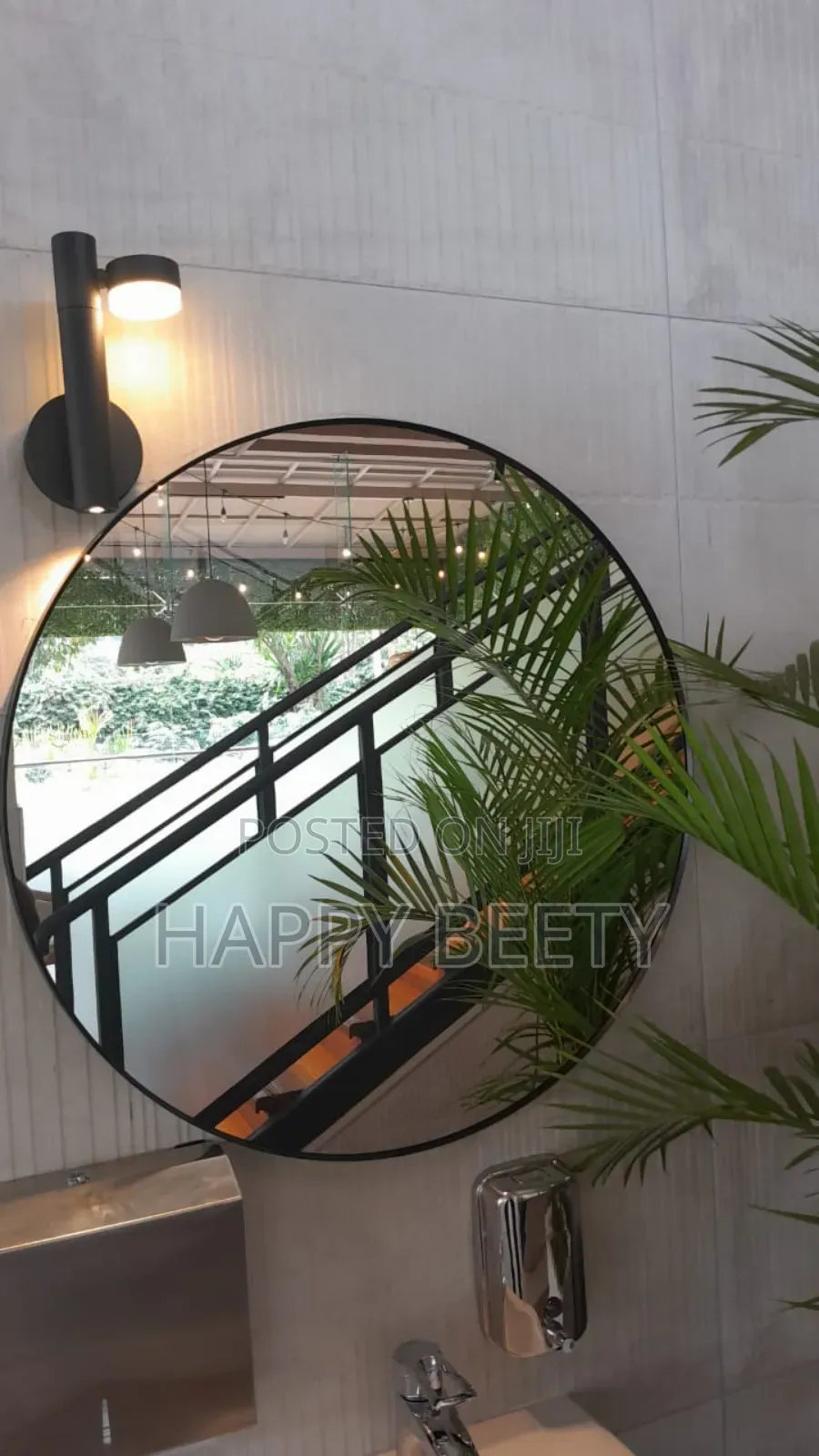 Contemporary Round Decorative Mirror