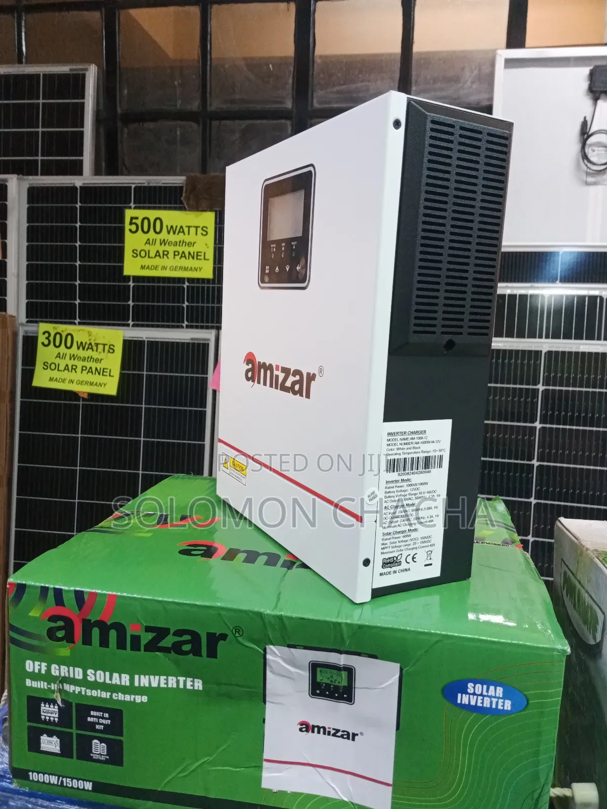 Amizar 1kw 12V Hybrid Inverter