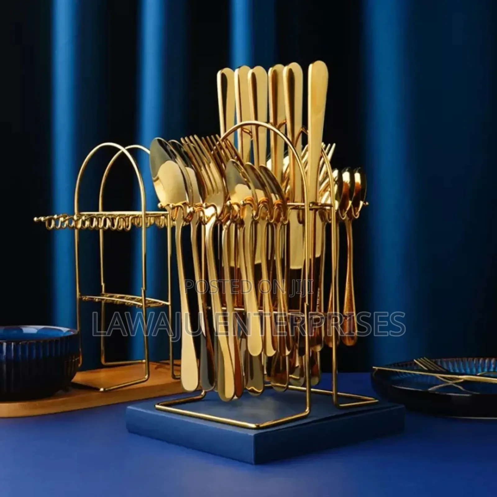 Gold Cutlery Set 24 PCS