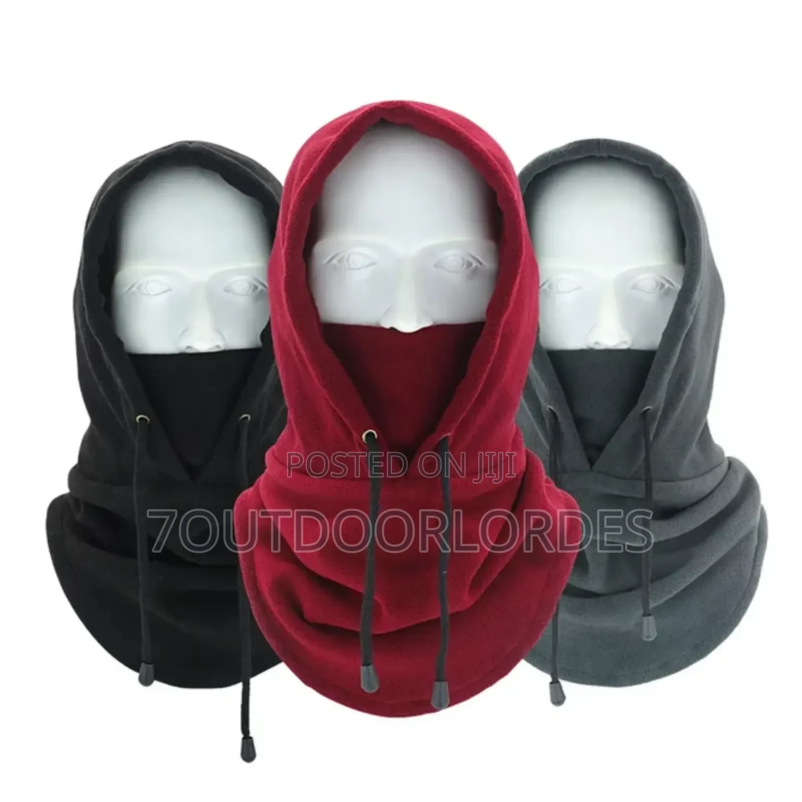 Hooded Face Mask Neck Warmer