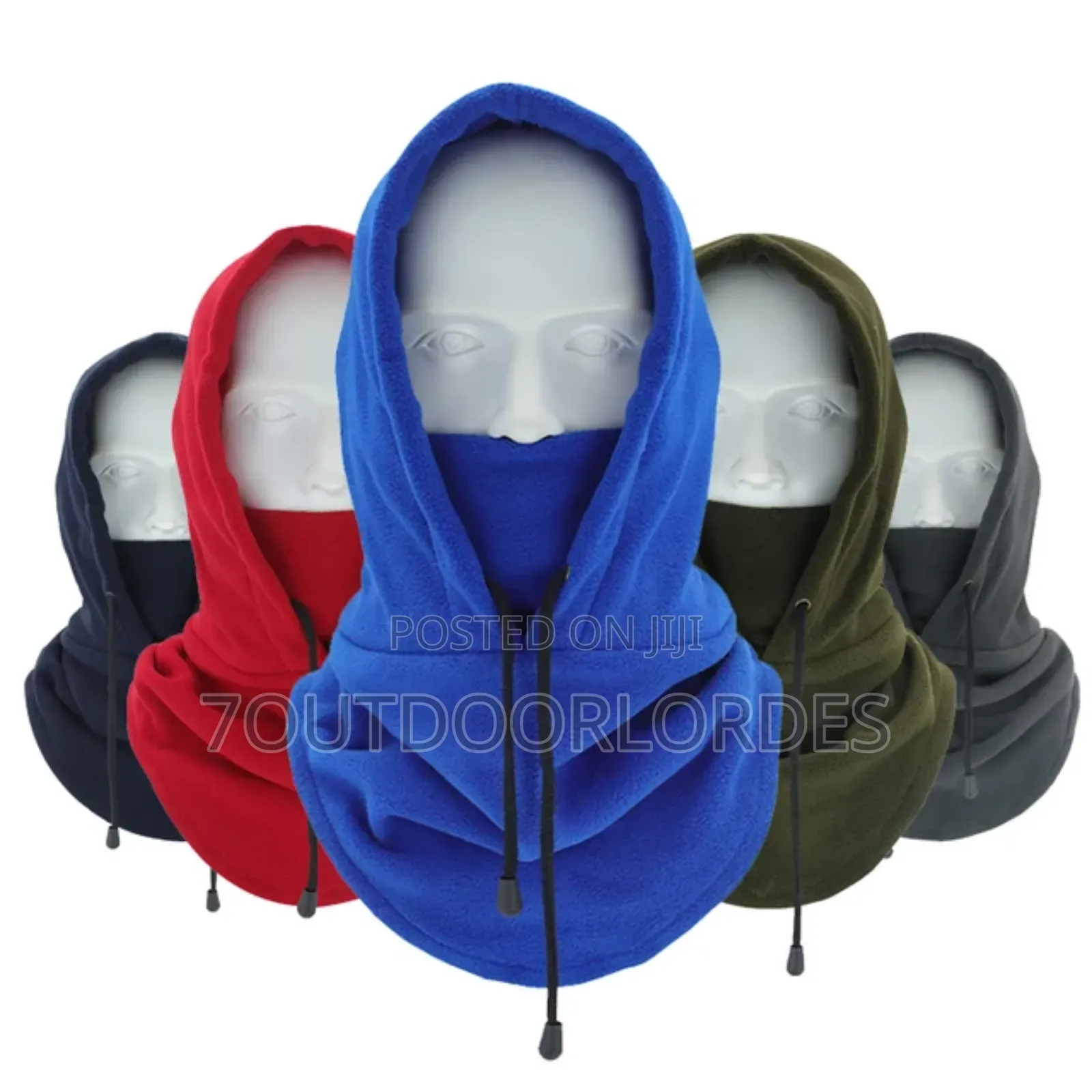 Hooded Face Mask Neck Warmer