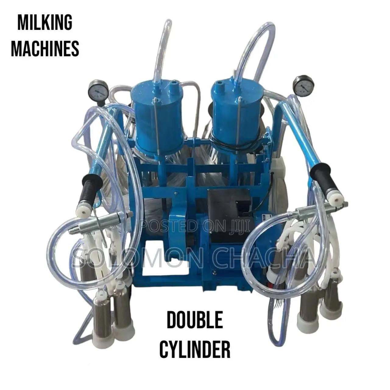 Heavy Duty Double Cylinder Cow Milking Machine