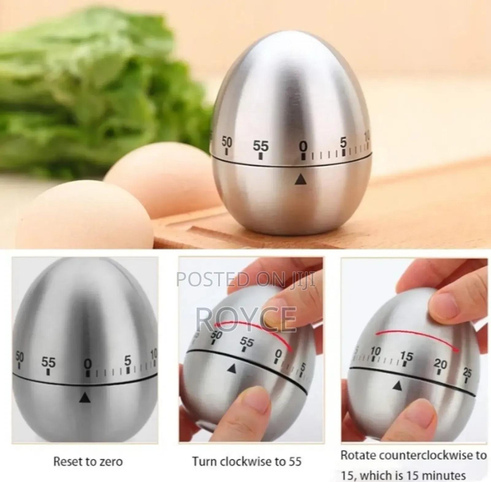 Stainless Steel Multi Purpose Timer