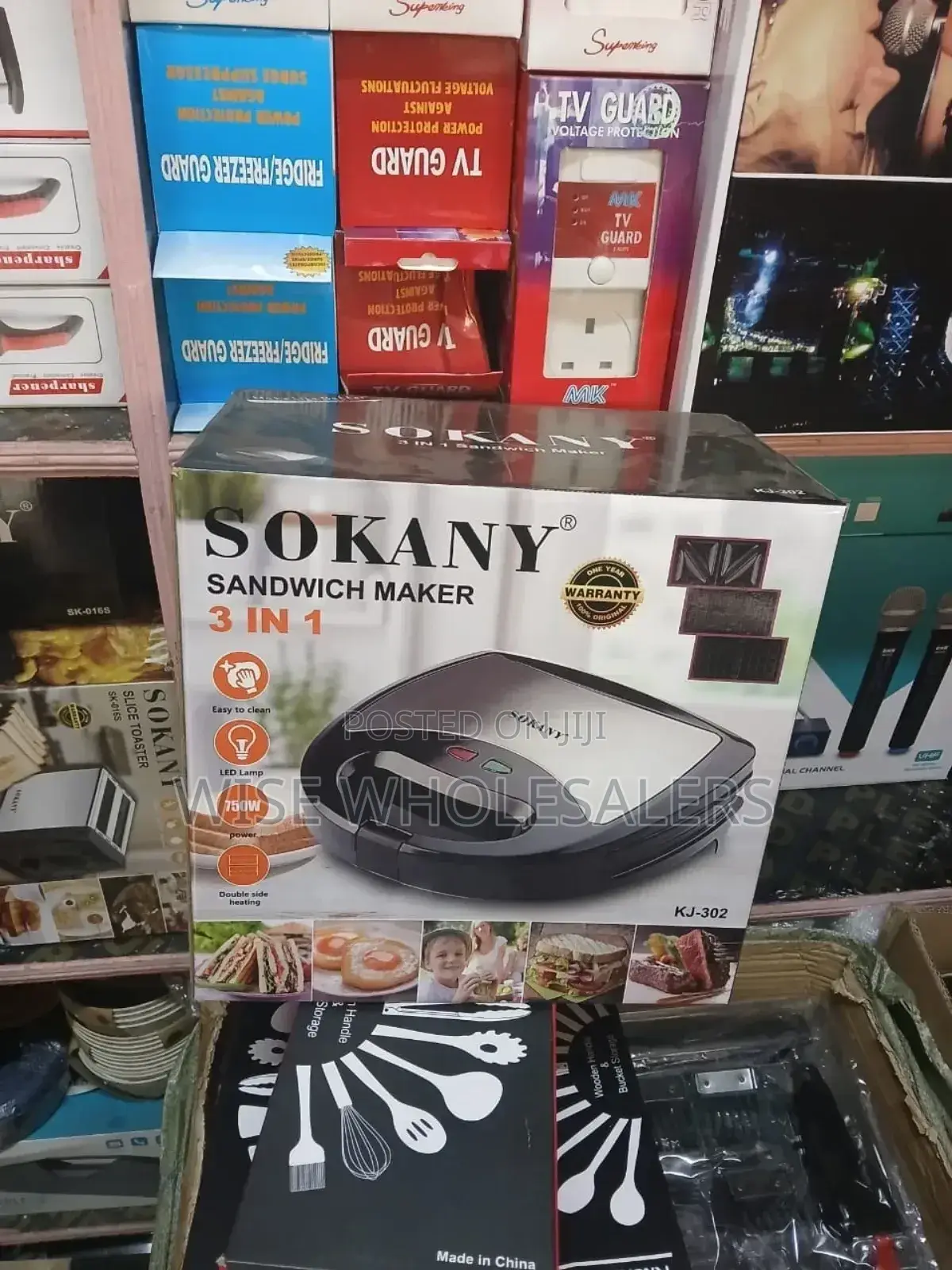 Sokany 3 in 1 Sandwich, Waffle Maker Grill