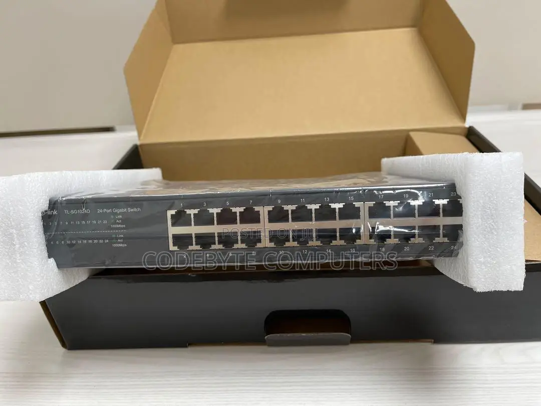 Tp-Link 24-Port Gigabit Desktop Rackmount Switch- TL-SG1024D