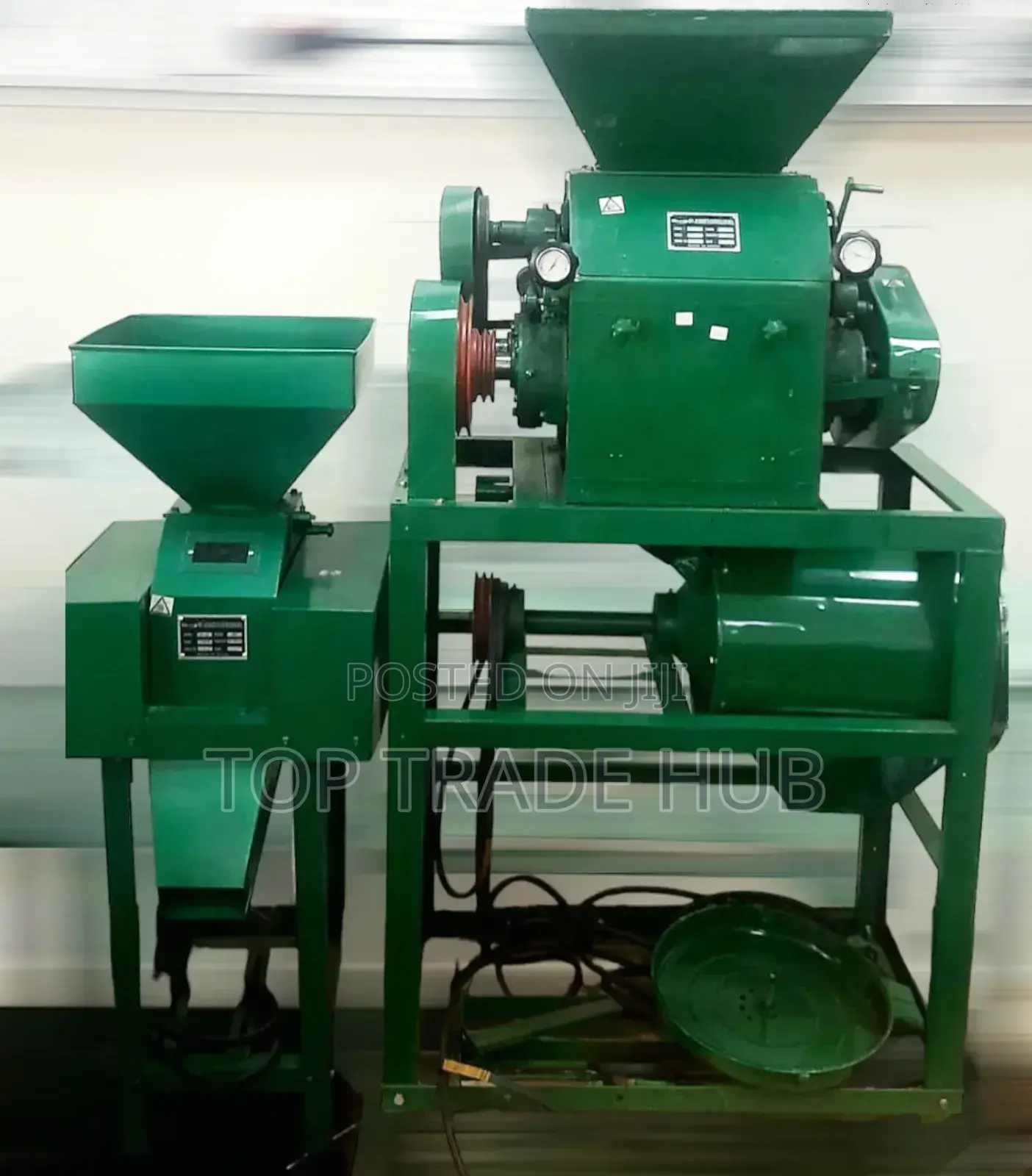 Big Milano Maize Flour Roller Mill 15HP With Precrusher