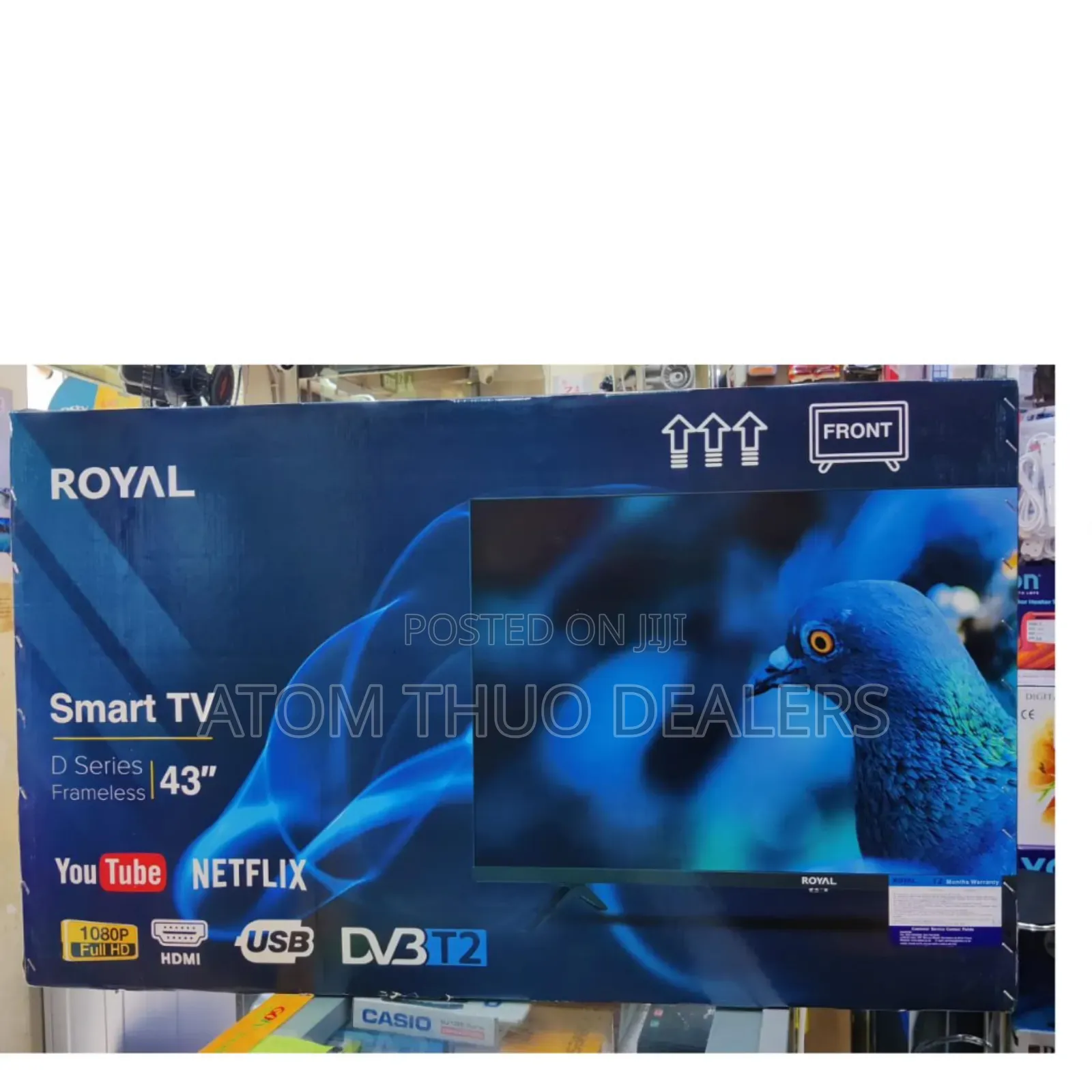 Ametec 43" Smart Android Frameless Bluetooth Available