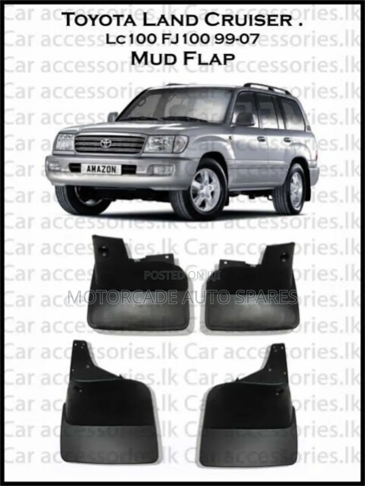 Toyota Landcruiser 100 Series Mudflaps
