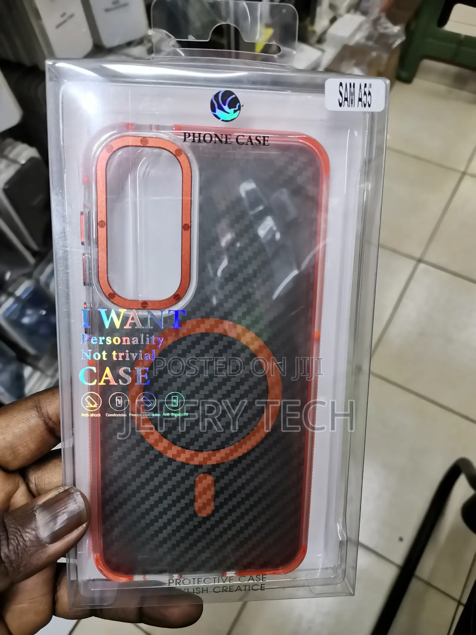 Transparent Case for Samsung Galaxy A55 5G, Transparent Sho