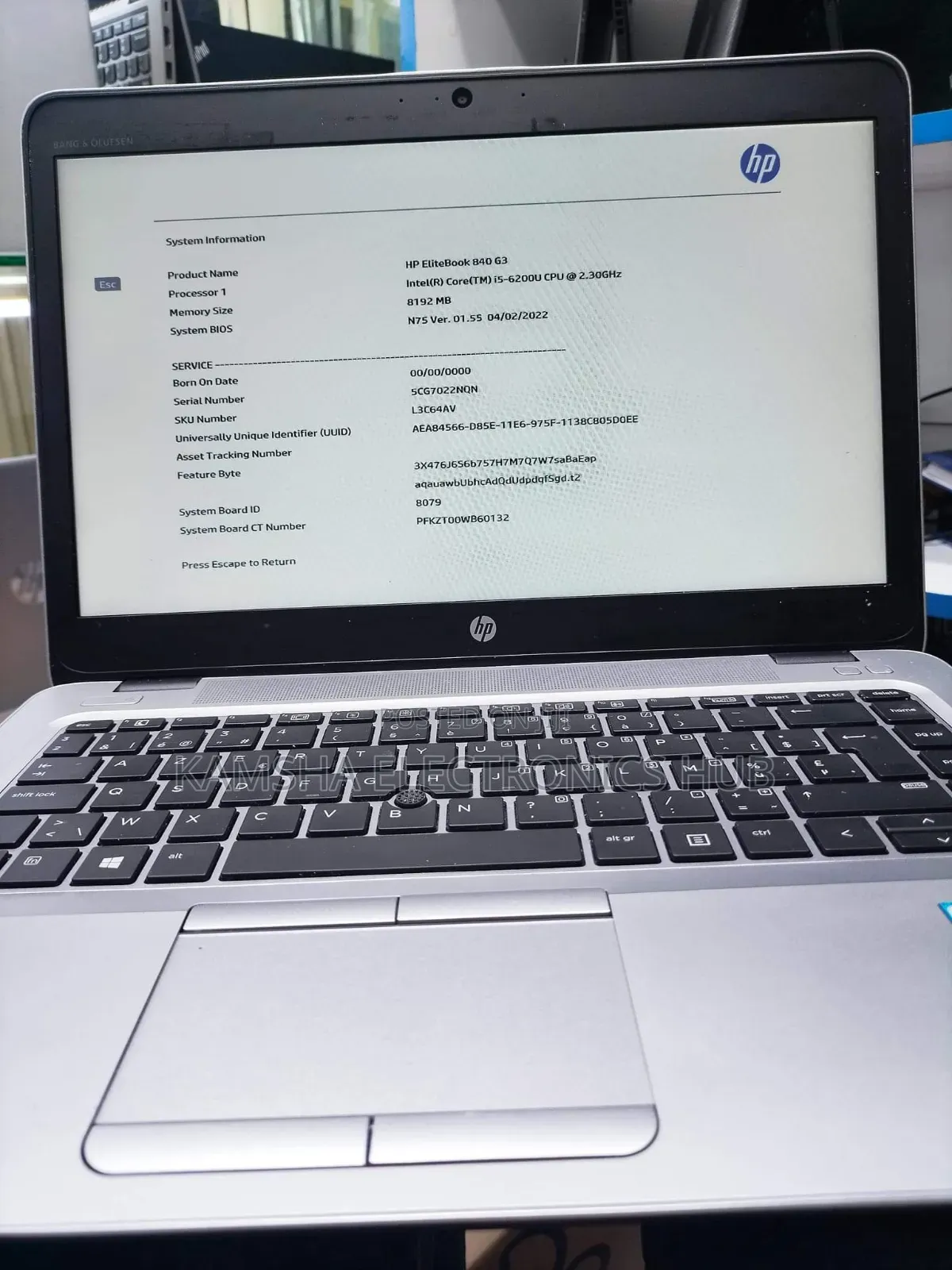 Laptop HP EliteBook 840 G3 8GB Intel Core I7 SSD 256GB