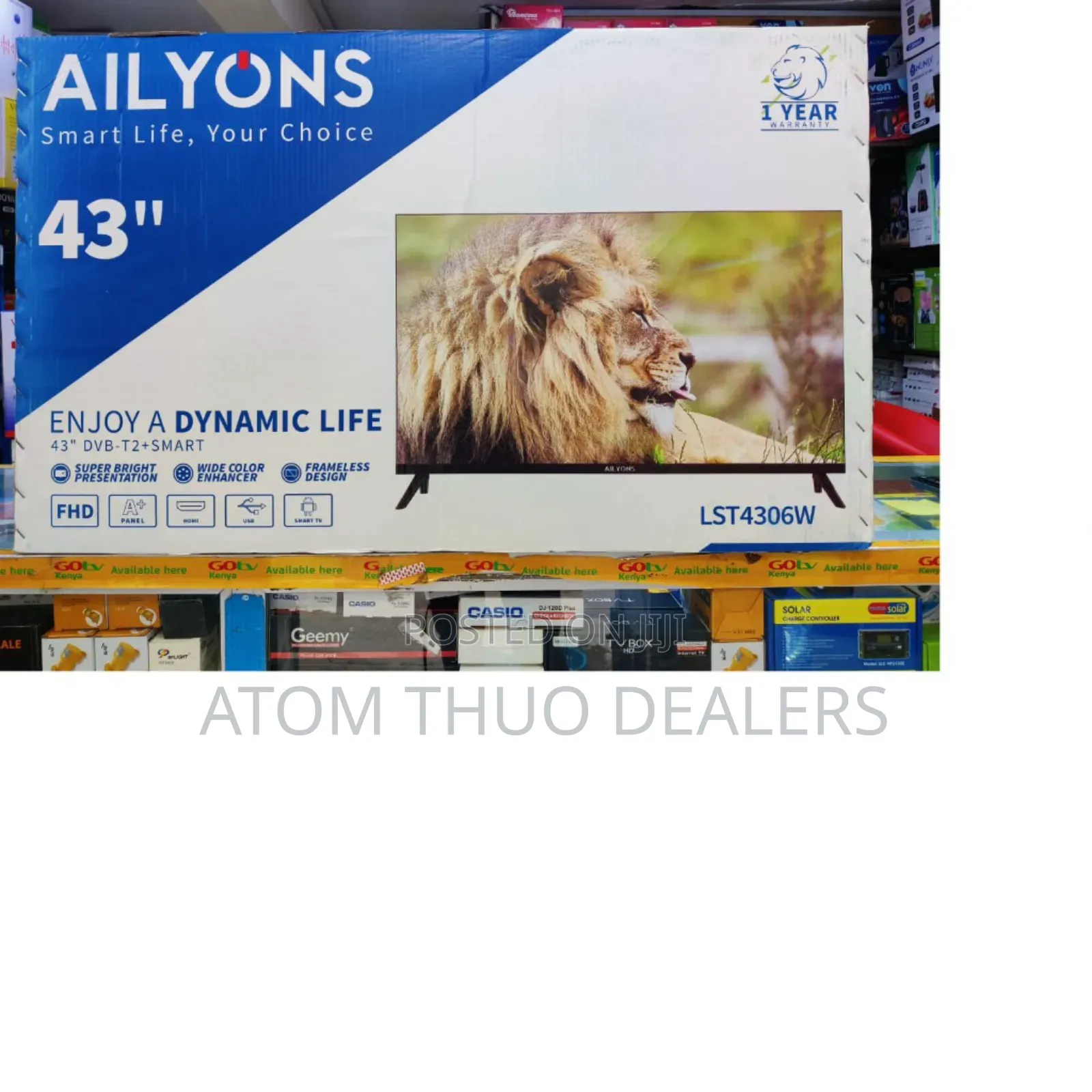 Ailyons 43" Smart With Bluetooth