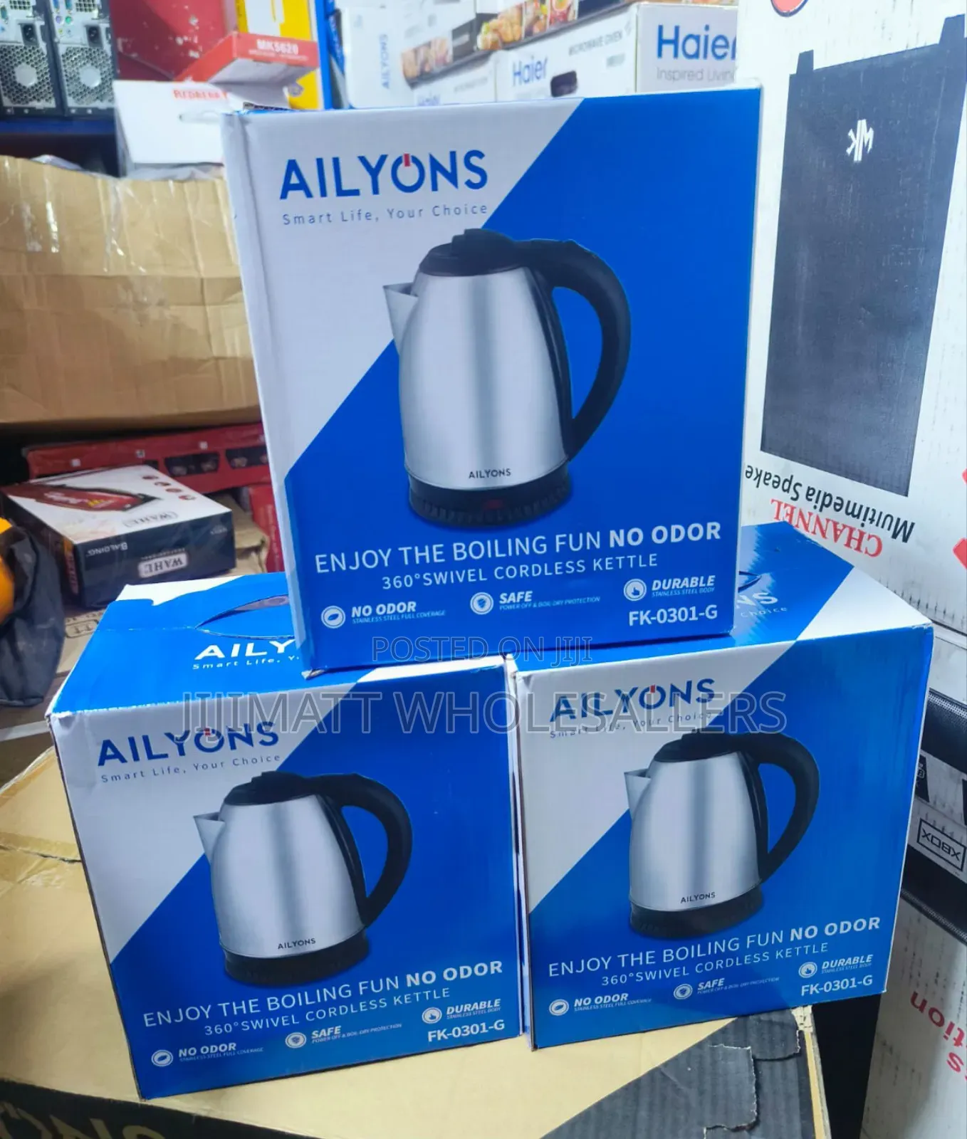 Ailyons Electric Stainless Kettle