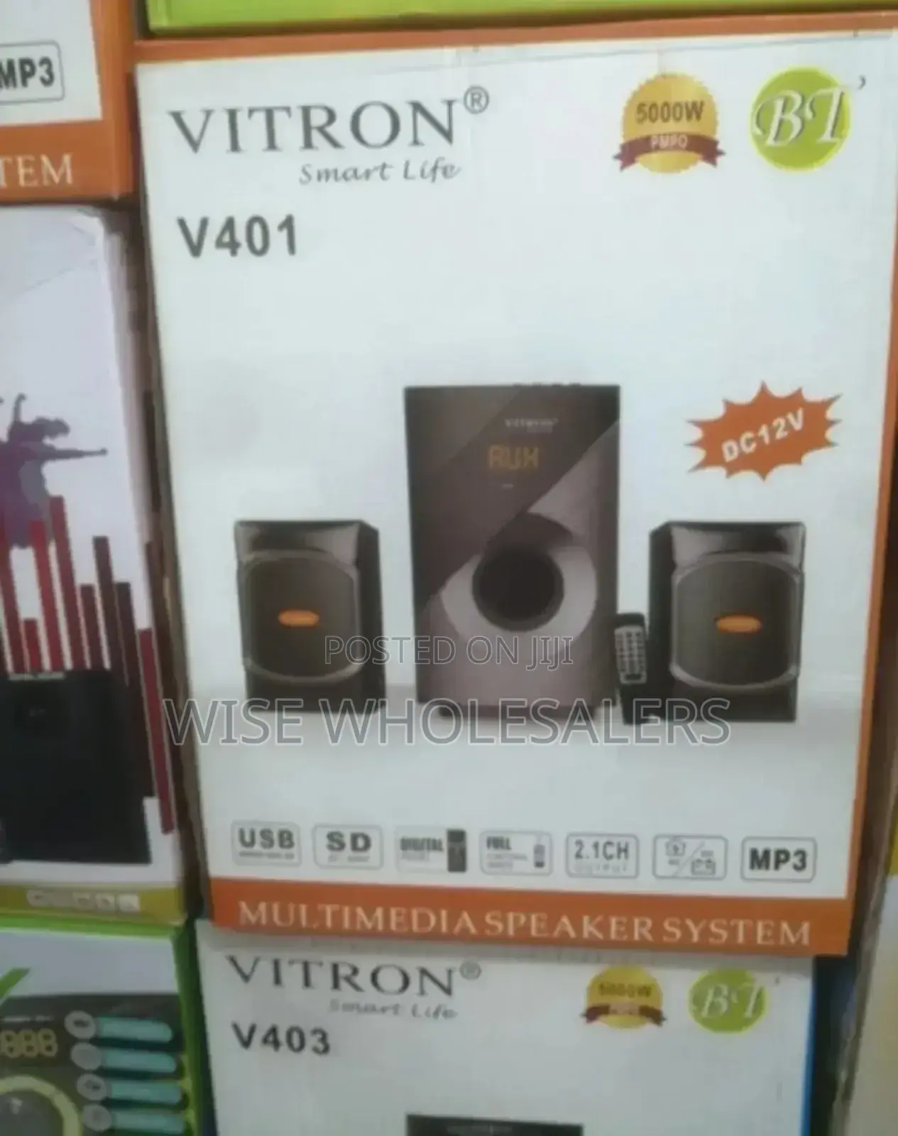 Vitron V401 Subwoofer 5000w 2.1ch Bluetooth Speaker