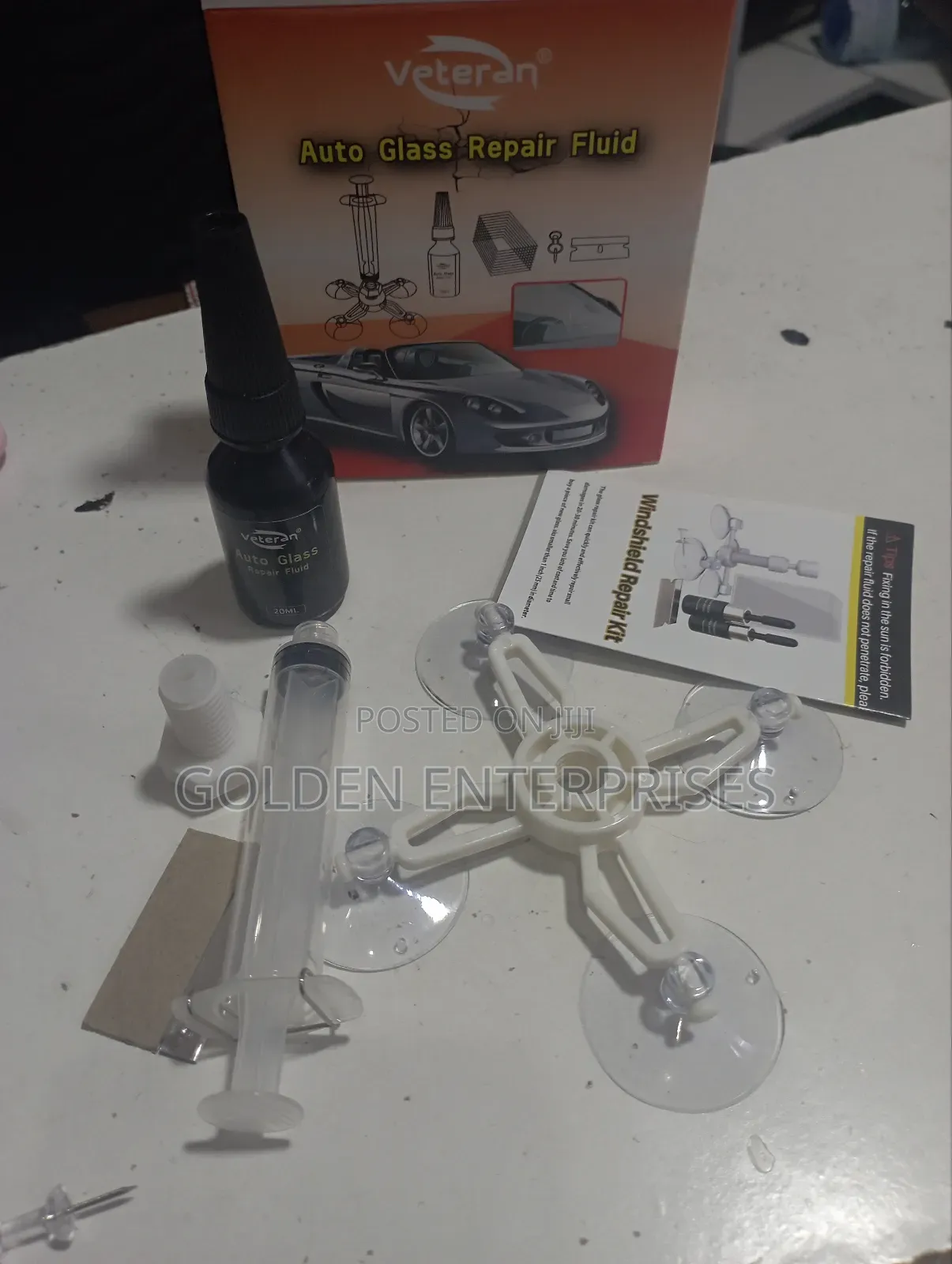 Auto Glass Repair Fluid, 20ml With Kit