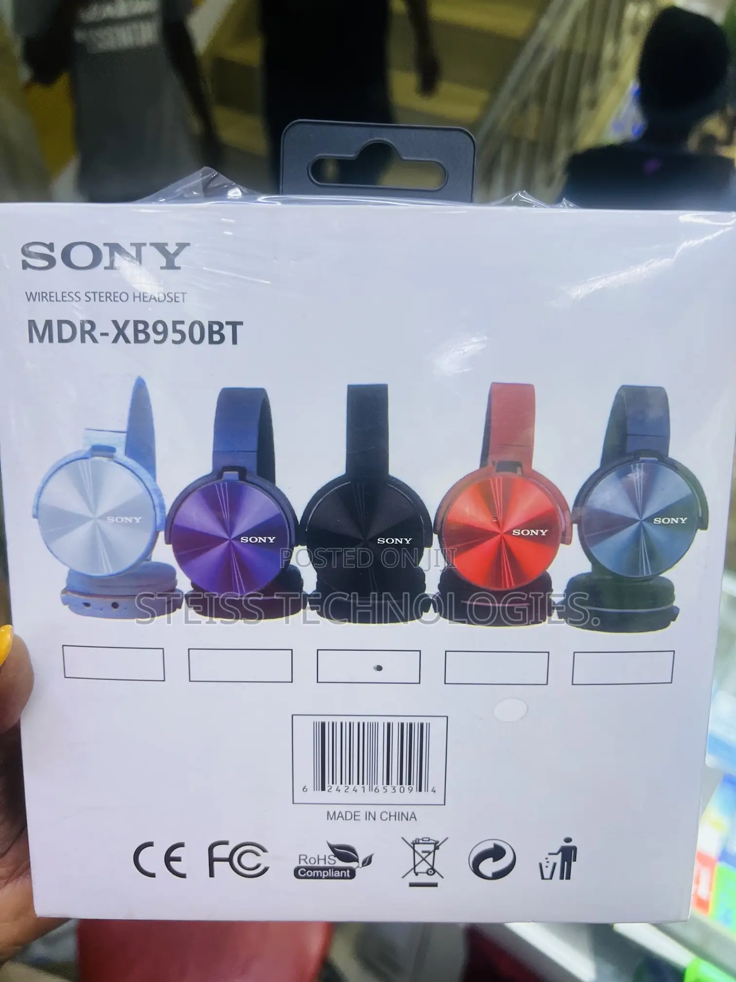 Sony Wireless Headphones XB950BT