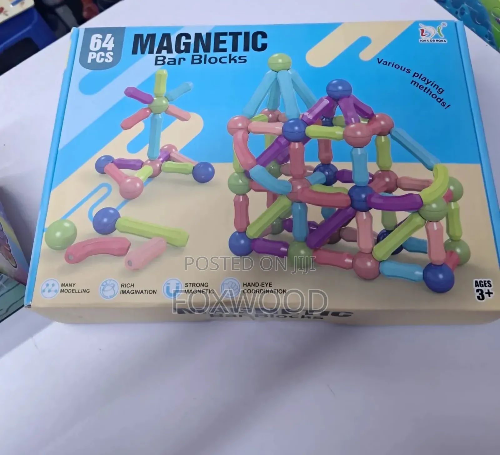 Magnetic Sticks and Balls 64 PCS