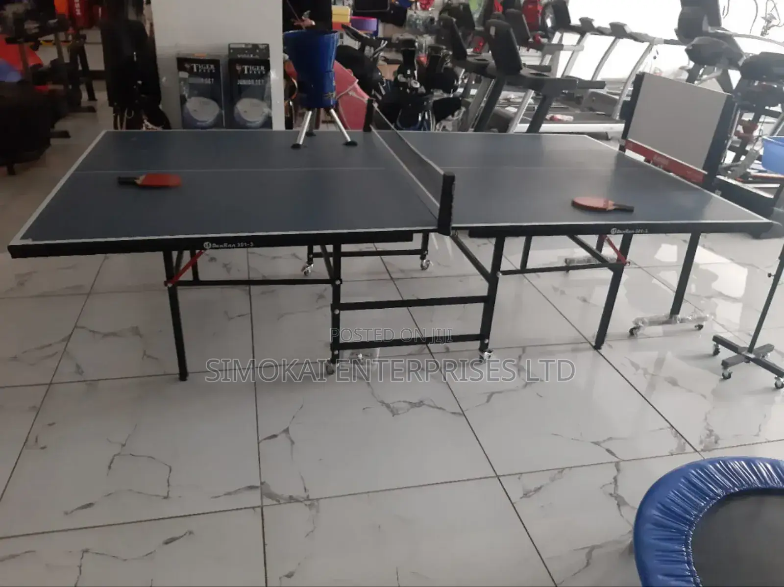 Table Tennis Table Model 301-3 - Double Folding Movable