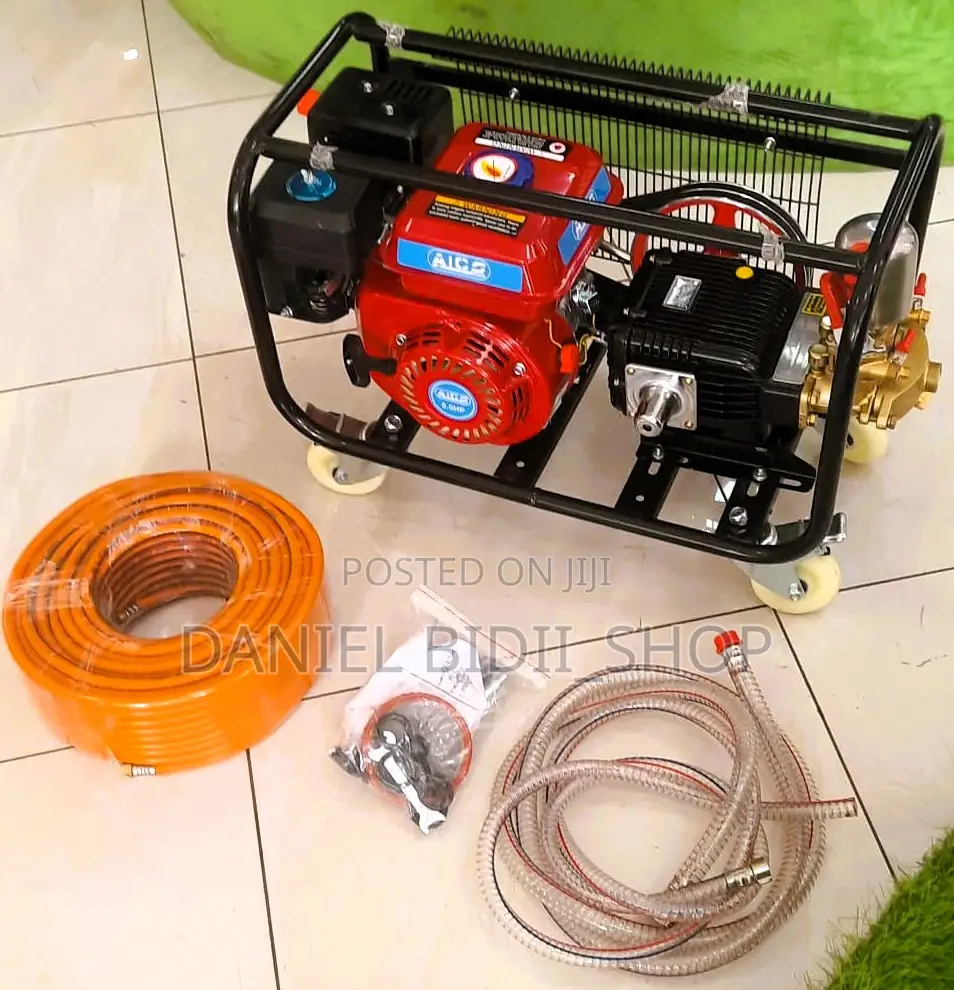 Aico Trolley Sprayer Without Handle 8hp Engine 50mtrs Head