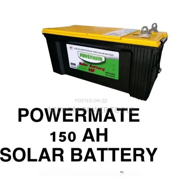 Powermate 150 Ah Solar Battery Dry Cell Mantaince Battery