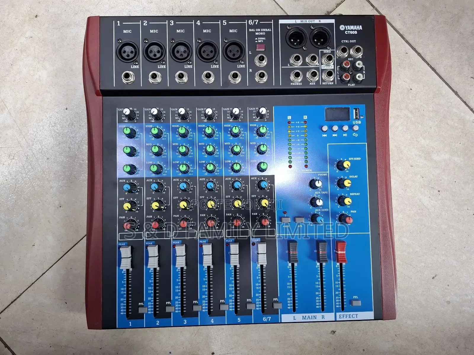 Yamaha CT60S Plain Mixer 7 Channels Plain Mixer