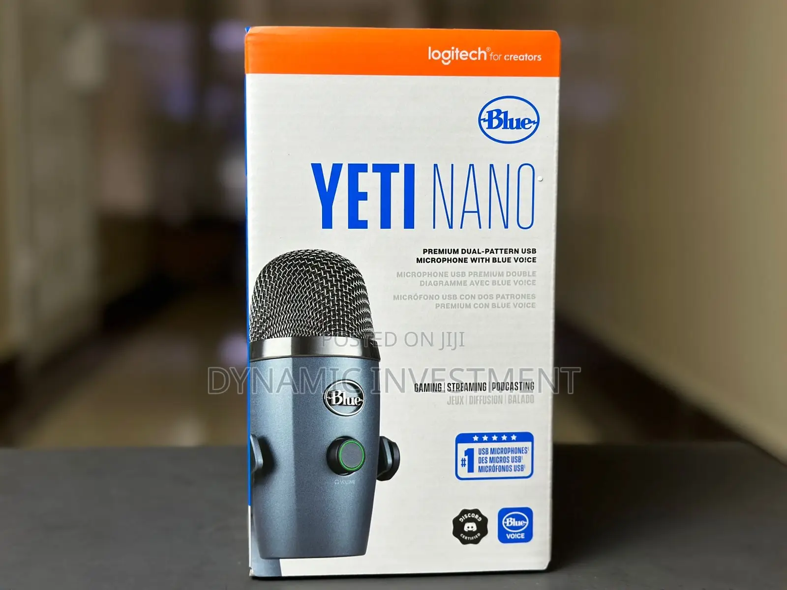 BLUE Yeti Nano USB Streaming Microphone for Recording Stream