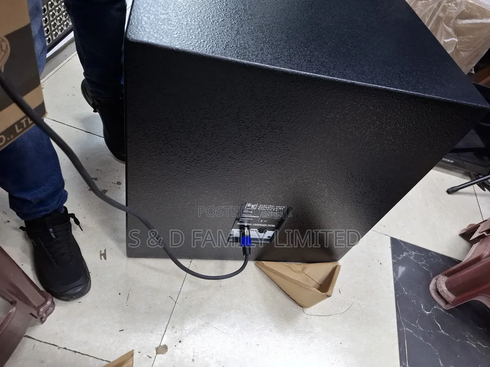 EV USA Single Bass Speaker