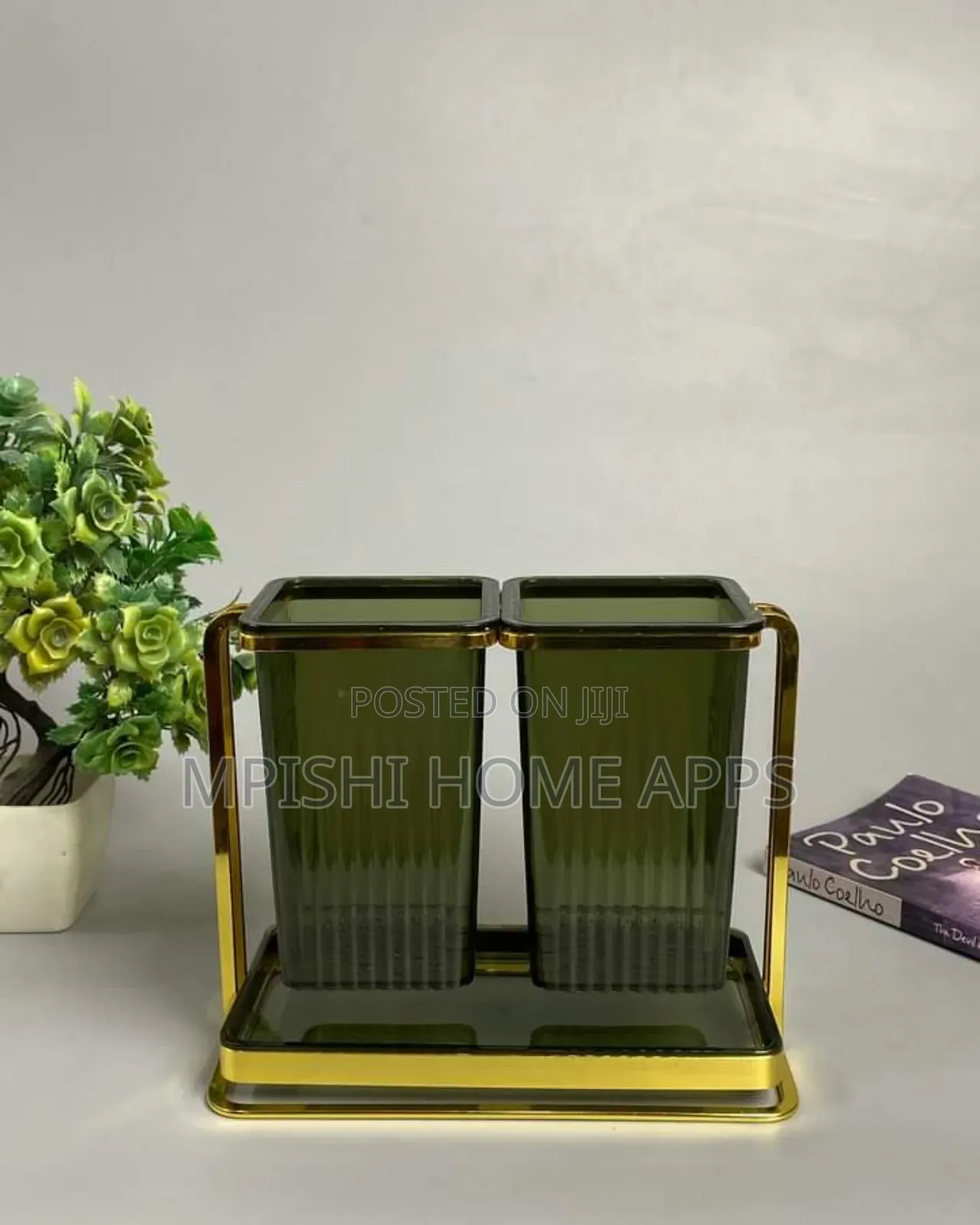 2 Slot Cutlery Drainer Stand