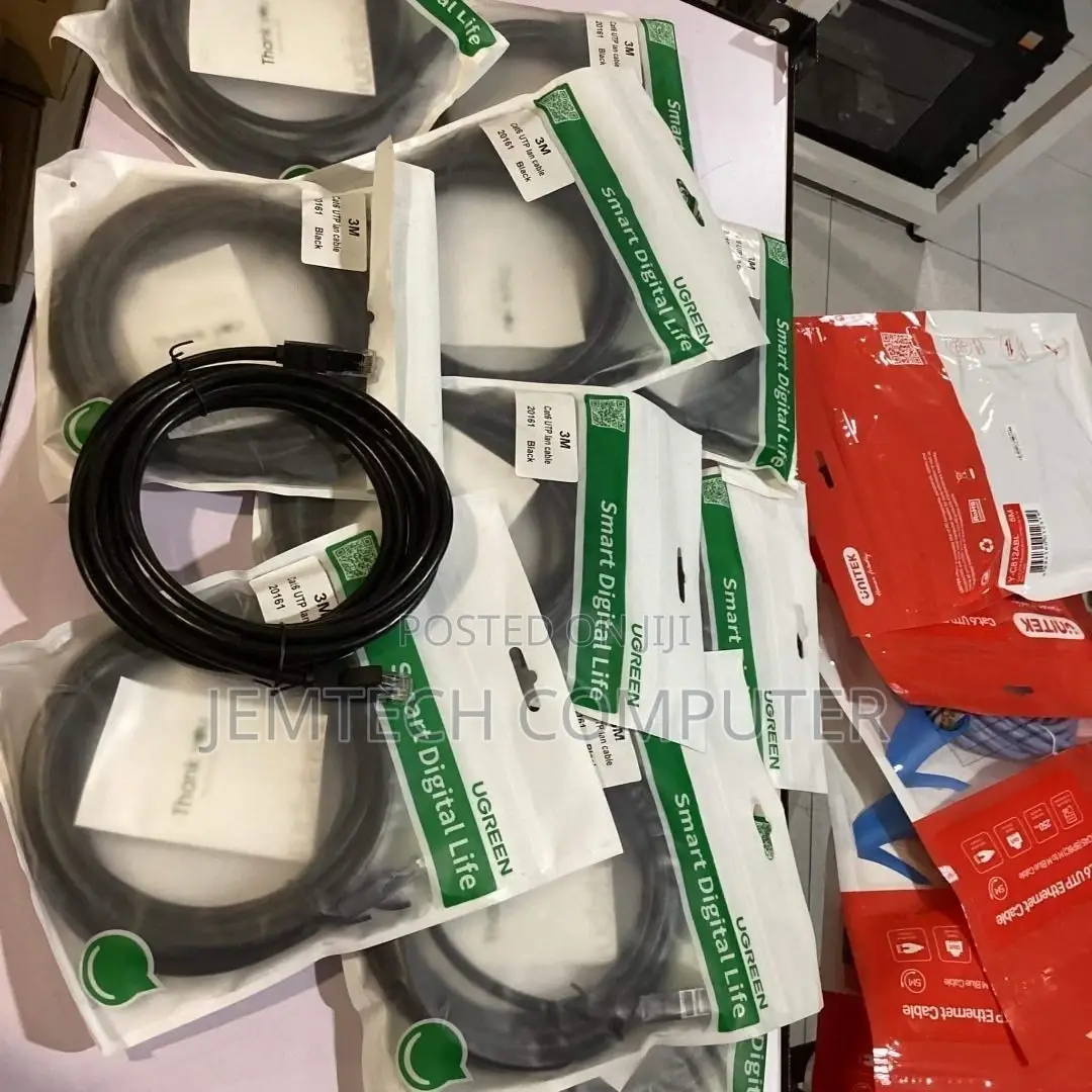 Ugreen Cat6 Utp Ethernet Cable 3m (Black) ~Cat6 Utp Ethernet