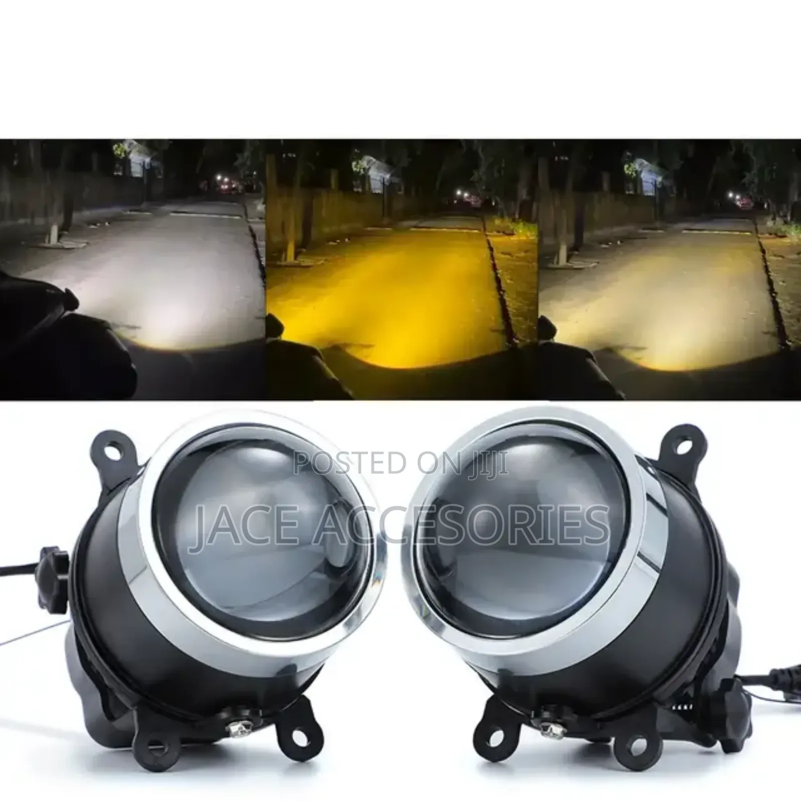 New 3 Color Biled Fog Lights