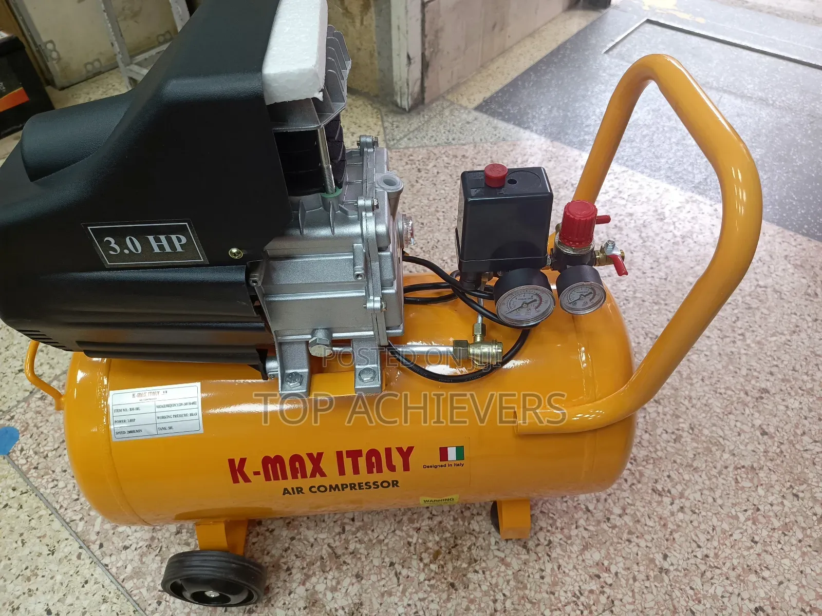 Quality 50ltr 3hp 8bar Air Compressor