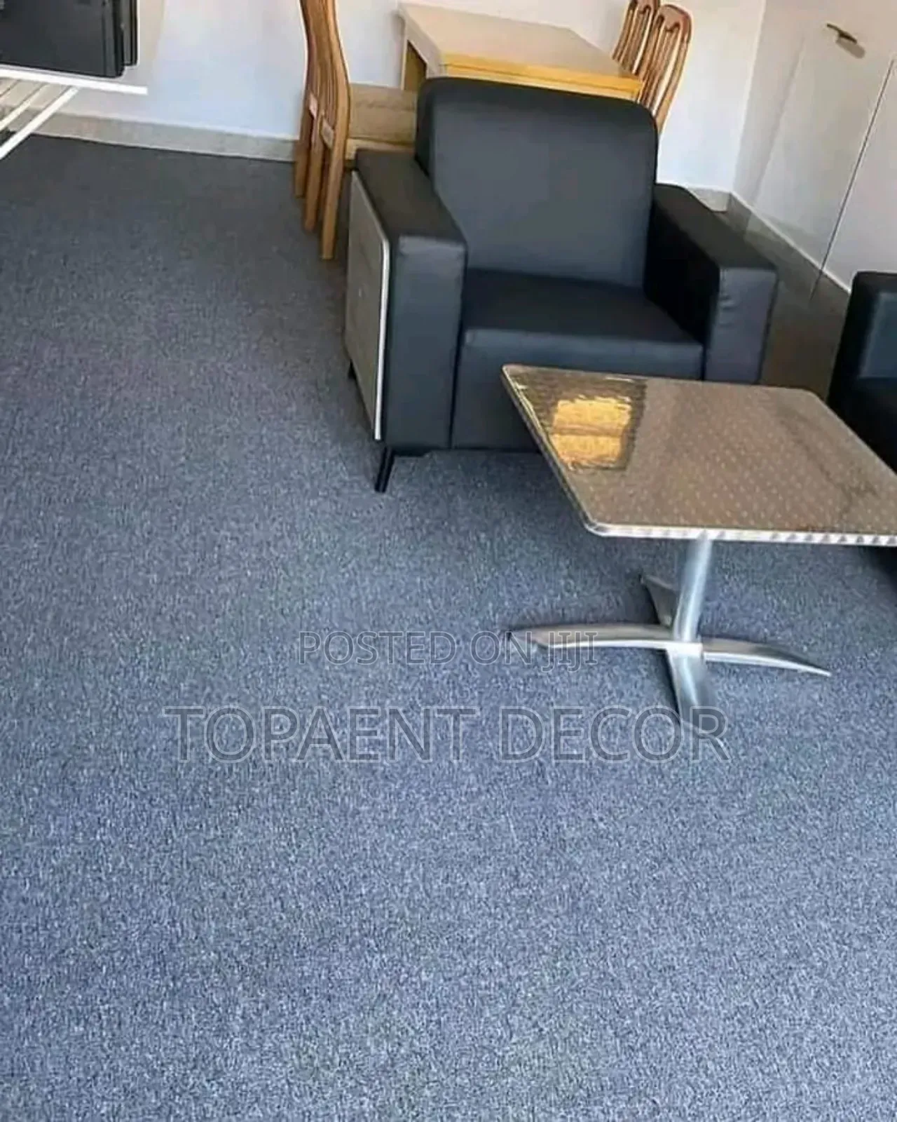 Grey Living Room and Dining Wall to Wall Carpets