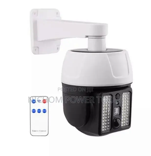 Solar Light Solar Powered Simulation Monitoring Dummy Camera